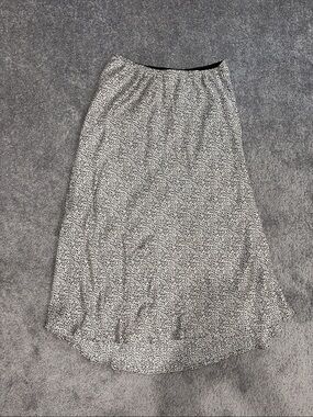 Womens Printed Midi Skirt